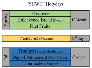 YHWH's Holydays